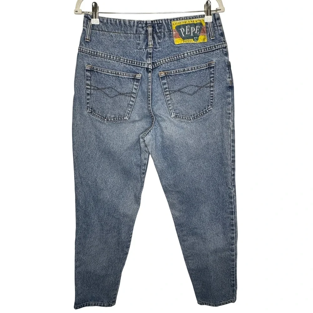 Vintage‎ Pepe Safety Service High Rise Jeans Size 30